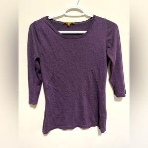 Purple 3/4 Sleeve Top